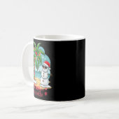 Laat het Sneeuwen… Ergens Anders – Trocal Kerstpre Koffiemok (Voorkant links)