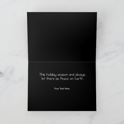 Laat het sneeuwen feestdagen kaart (Binnen)