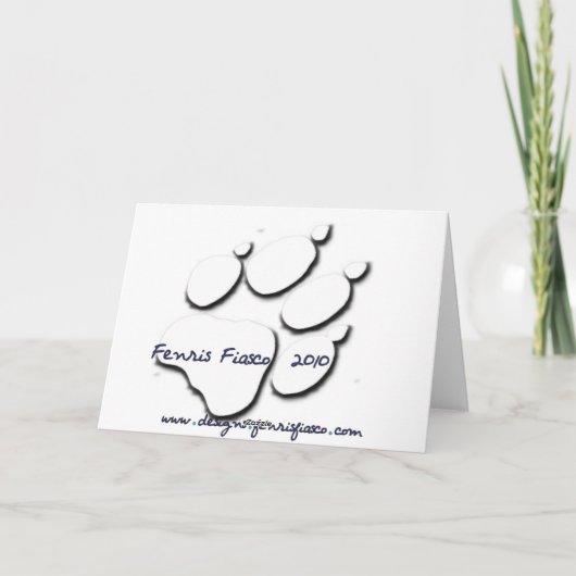 Laat het sneeuwen feestdagen kaart (Achterkant)