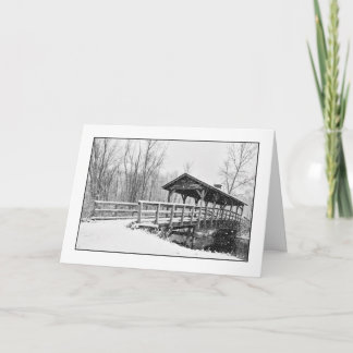 Laat het sneeuwen! feestdagen kaart