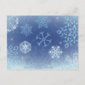 laat het sneeuwen feestdagenkaart (Voorkant)