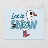 Laat het sneeuwen. feestdagenkaart (Voorkant)