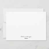 Laat het sneeuwen feestdagenkaart (Achterkant)