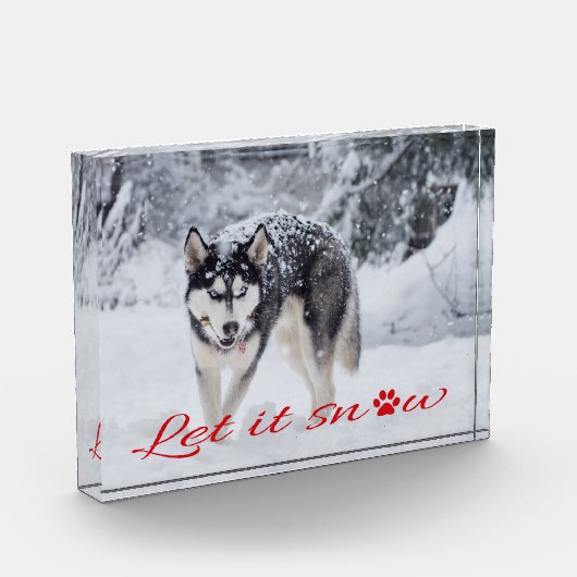 Laat het sneeuwen fotoblokken (Links)