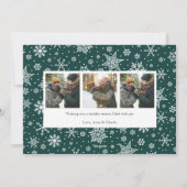 Laat het sneeuwen | Full Photo Holiday Card Feestdagenkaart (Achterkant)