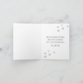 Laat het sneeuwen Funny Covid Kerstmis Feestdagen Kaart (Binnen)