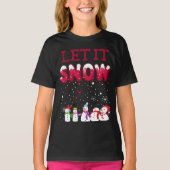 Laat het sneeuwen - Funny Xmas T-shirt (Voorkant)