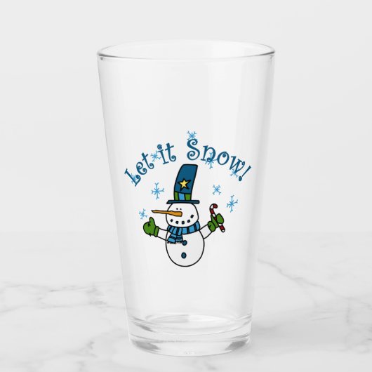 Laat het sneeuwen glas (Voorkant)