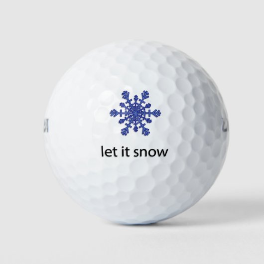laat het sneeuwen golfballen (Voorkant)