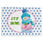 Laat het sneeuwen groot cadeauzakje (Achterkant)