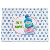Laat het Sneeuwen Groot Cadeauzakje (Voorkant)