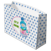 Laat het Sneeuwen Groot Cadeauzakje (Achterkant Gekanteld)