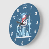 Laat het sneeuwen grote klok (Hoek)