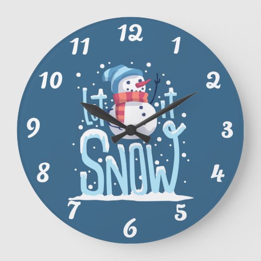 Laat het sneeuwen grote klok (Voorkant)