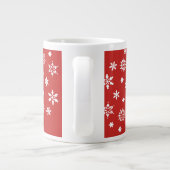 Laat het sneeuwen. grote koffiekop (Achterkant)