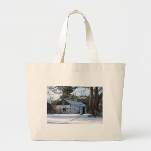 Laat het sneeuwen. grote tote bag (Voorkant)