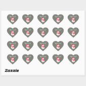 Laat het Sneeuwen Hart Sticker (Vel)
