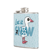 Laat het sneeuwen. heupfles (Links)