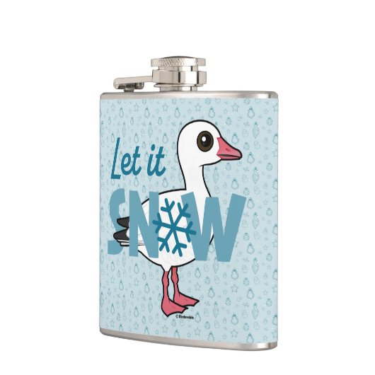 Laat het sneeuwen. heupfles (Links)