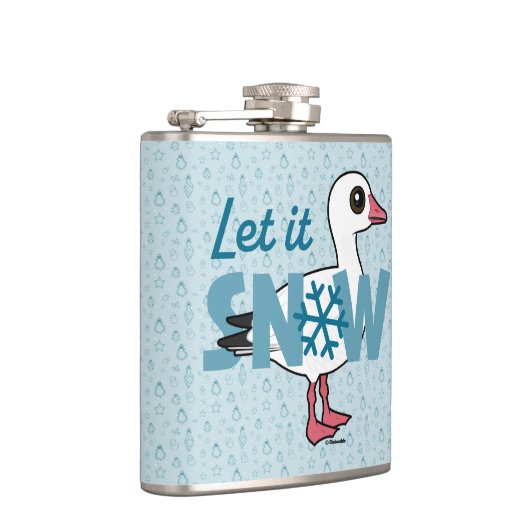 Laat het sneeuwen. heupfles (Rechts)