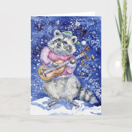 "Laat het sneeuwen" Holiday Notecard Bedankkaart