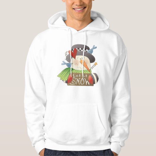 Laat het sneeuwen hoodie (Voorkant)