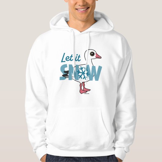 Laat het sneeuwen. hoodie (Voorkant)
