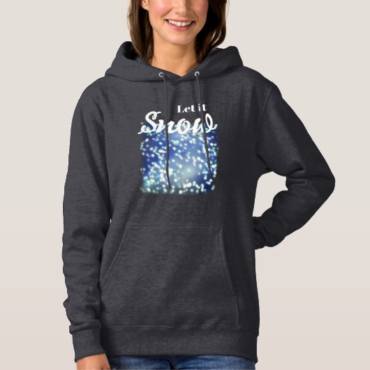 Laat het sneeuwen hoodie (Voorkant)