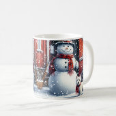 Laat het sneeuwen IV Koffiemok (Voorkant rechts)