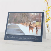 Laat het sneeuwen. kaart (Gele Bloem)