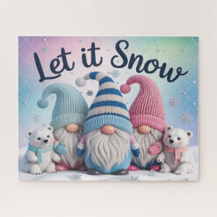Laat het Sneeuwen Kabouter Puzzel
