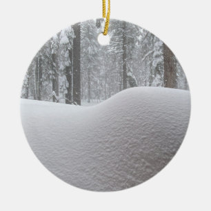 Laat het sneeuwen! keramisch ornament