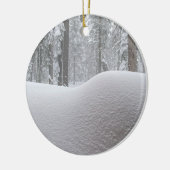 Laat het sneeuwen! keramisch ornament (Links)