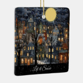 Laat het sneeuwen keramisch ornament (Rechts)