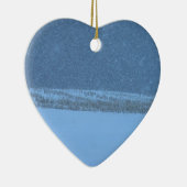 Laat het sneeuwen keramisch ornament (Rechts)