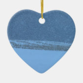 Laat het sneeuwen keramisch ornament (Voorkant)