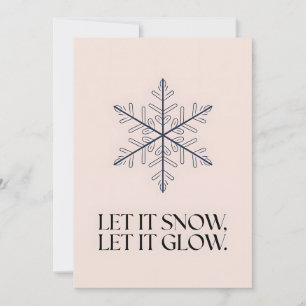 Laat het sneeuwen - Kerst Kaart