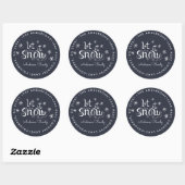 Laat het Sneeuwen | Kerst Retouradres Labels (Vel)