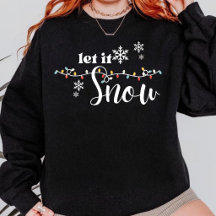 Laat het Sneeuwen Kerst Sweatshirt