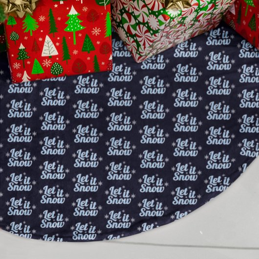 Laat het Sneeuwen Kerstboom Rok