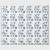 "Laat het sneeuwen" kerstfeestdag Cadeaupapier (Vlak)