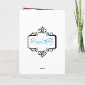 Laat het sneeuwen Kerstkaart Feestdagen Kaart (Achterkant)