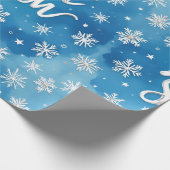 Laat het sneeuwen, Kerstmis, Auteur Natasha Us Cadeaupapier (Hoek)