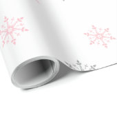 Laat het sneeuwen, Kerstmis in de winter  Cadeaupapier (Rol Hoek)