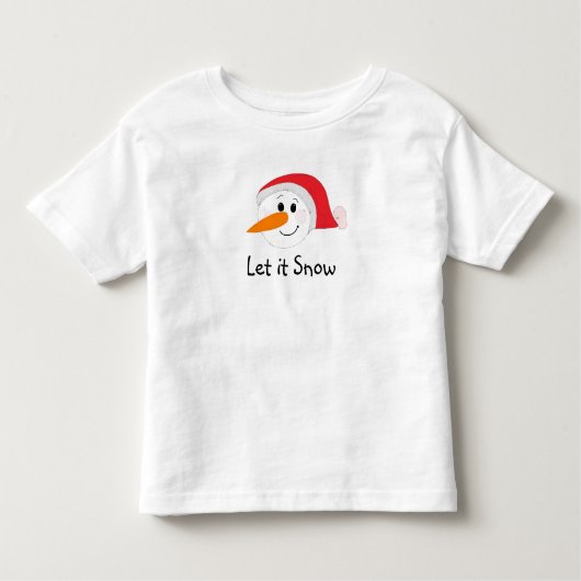 Laat het sneeuwen kinder shirts (Voorkant)