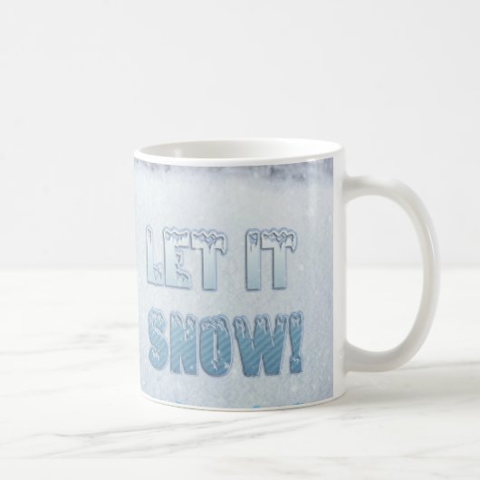 Laat het sneeuwen koffiemok (Rechts)