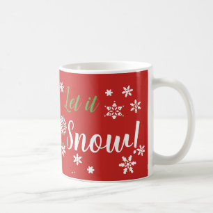 Laat het sneeuwen! koffiemok