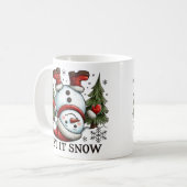 Laat het sneeuwen koffiemok (Voorkant links)