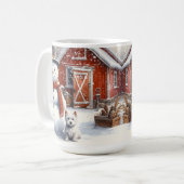 Laat het sneeuwen koffiemok (Voorkant links)