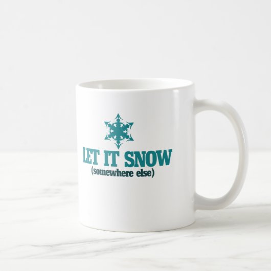 Laat het sneeuwen koffiemok (Rechts)